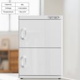 thumbnail image 3 of TABU 46L Hot Towel Warmer, Double Cabinet Towel Warmer with Stainless Steel Racks, Heating for Salon, Spa, Home,White, 3 of 8