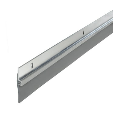 M-D Building Products 05629 36 in. Silver Aluminum and Vinyl Economy Screw-on Door Sweep