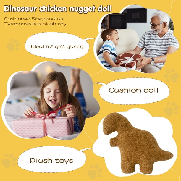 Lindo dinosaurio pollo nugget almohada muñecas peluche chico regalo (Tyrannosaurus)