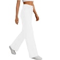 thumbnail image 5 of Miqool Women's Jeans High Waisted Stretchy Jeans Trendy Loose Wide Leg Casual Denim Pants with Pockets, 5 of 8