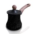 thumbnail image 1 of Sukkar Pasha - Cafetera turca de acero inoxidable con tapa, cafetera Ibrik multiusos y resistente co, 1 of 7
