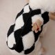 thumbnail image 5 of Pets Winter Warm Clothing Dogs Clothes Fall and Winter New Padded Warm Small Dogs Cute Cats Checkerboard Shape Pet Supplies ShopWise Round, 5 of 8