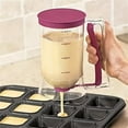 thumbnail image 2 of Pancake Batter Dispenser, Kitchen Essential for Pancakes, Cupcake, Waffle, Cake Crepe, Batter Separator Maker with Measuring Markings, Pou,A, 2 of 4