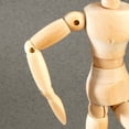 thumbnail image 6 of Royal & Langnickel Essentials 8 Inch Wooden Artist Manikin with Stand, 6 of 12