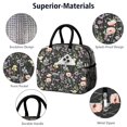 thumbnail image 4 of Womens Pioneer Flower Floral Print Pattern Lunch Box for Work,Insulated Lunch Bag for Women,Loncheras Para Mujer,Leakproof Adult Lunch Bag for Work,Beach,Travel,Picnic,Camping, 4 of 7