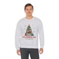 thumbnail image 6 of All Booked For Christmas Unisex Heavy Blend Crewneck Sweatshirt, 6 of 11