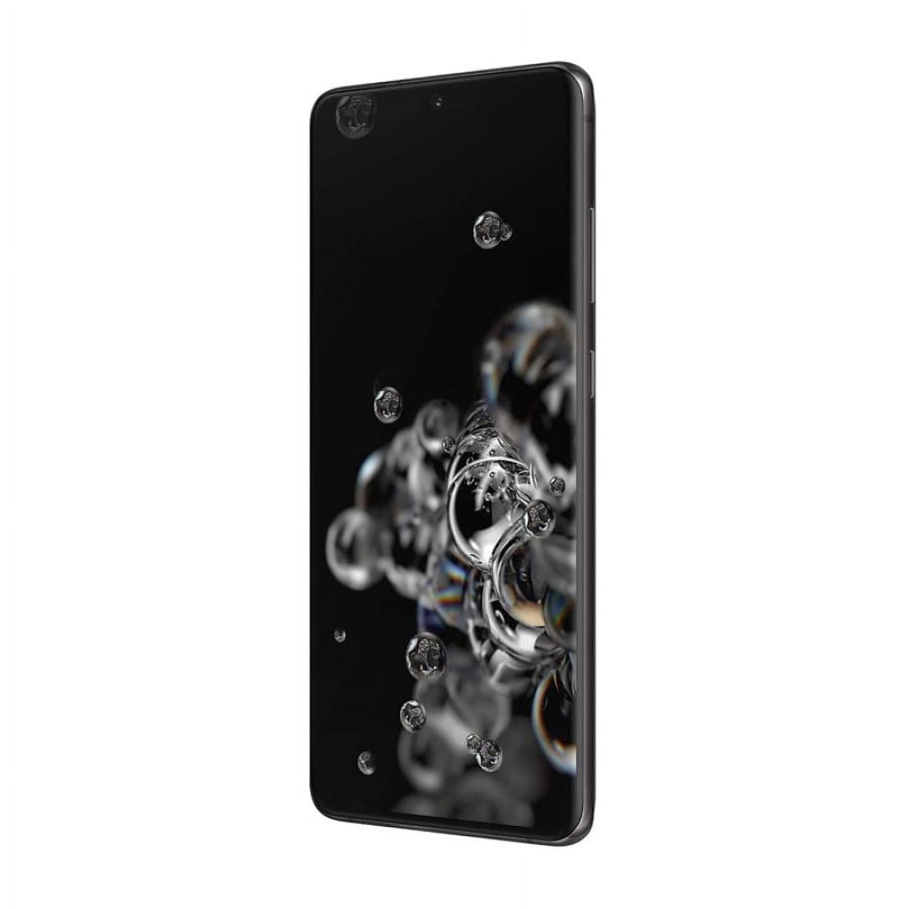 Restored Samsung Galaxy S20 Ultra 5G 128GB ROM 12GB RAM G988 6.9" Unlocked Smartphone - Cosmic Black (Refurbished)