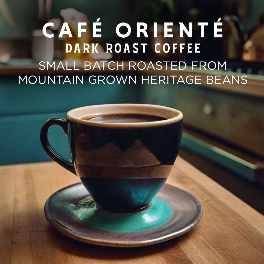 Oriente Cuban Coffee Roasters, Dark Roast Cuban Coffee Pods, Compatible w/ K-Cup Brewers, 50ct