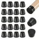thumbnail image 1 of Uxcell 24-Pack Protectores de Piso para Patas de Silla, Copas de Silicona de 0.75-0.9 Pulgadas, Almohadillas de Muebles de Fieltro, Cubiertas de Patas de Silla [Negro], 1 of 1