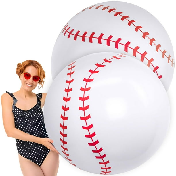 Paquete de 2 pelotas de béisbol inflables GOSR de 76 cm