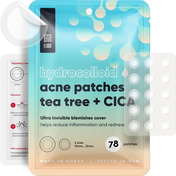 Parche hidrocoloide para acné LE GUSHE K-BEAUTY Parches para espinillas