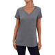 thumbnail image 3 of Camiseta Informal con Cuello en V para Mujer, Gris, Talla M, 3 of 8