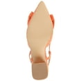 thumbnail image 6 of Journee Womens Tailynn Sling Back Block Heel Pumps, Widths Available, 6 of 9