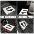 thumbnail image 7 of 100Pcs Disposable Car Floor Mat Paper Truck Vehicle Interior' Auto New R6, 7 of 7