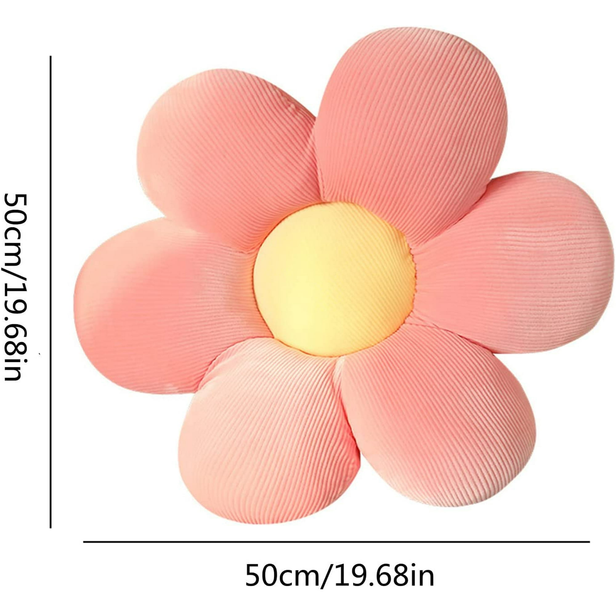 Pink flower throw pillow hotsell