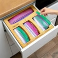 thumbnail image 3 of Atopoler Natural Bamboo Drawer Divider Rectangular Bamboo Drawer Organizer for Cutlery and Kitchen Utensils, 3 of 6