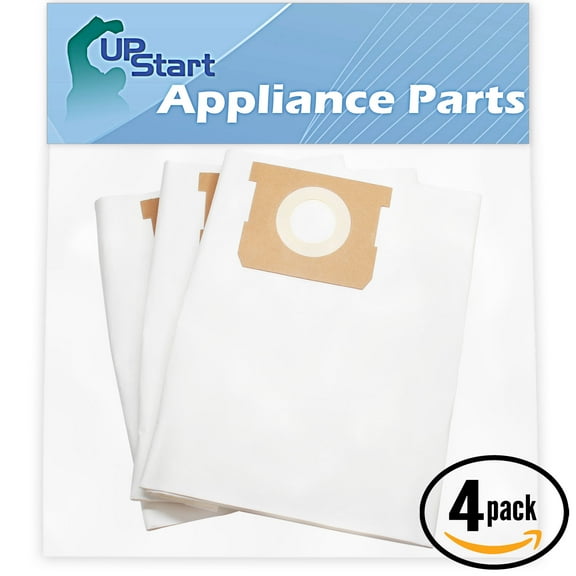 12 Replacement Shop-Vac 92L500A Vacuum Bags - Compatible Shop-Vac 90661 Vacuum Bags (4-Pack, 3 Bags Per Pack)