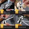 thumbnail image 5 of Egg Shell Opener Egg Topper Cutter, Stainless Steel Egg Cracker Separator for Raw, Soft or Hard Boiled Egg, 5 of 5