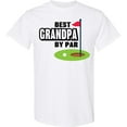 thumbnail image 3 of Inktastic Father's Day Best Grandpa by Par with Flag and Golf Ball T-Shirt, 3 of 5