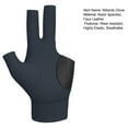 thumbnail image 7 of comerut 1Pc Billiards Glove Soft Breathable High Elastic Non-Slip Left-hand Three Finger Billiard Pool Glove Sports Supplies, 7 of 7