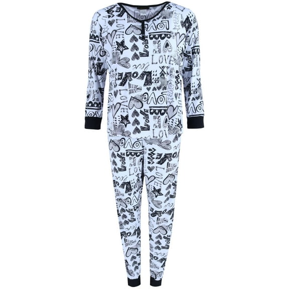 Not a Morning Person Love Jogger Pajama Set (Women's Plus)