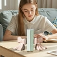 thumbnail image 2 of 1 Pair Ceramic Bow Bookends - Cute Non- Book Holder for Shelves, Desks & Dorms - Decorative Sculpture Home Office Decor Gift for Women & Girls, 2 of 8