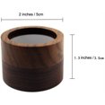 thumbnail image 5 of Wooden Ring Case With Open Window Transparent Jewelry Box For Proposal Engagement Wedding Ceremony Birthday Gift, 5 of 8