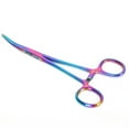 thumbnail image 3 of Pinzas removedoras de pelo de oreja de gato y perro de acero inoxidable, pinzas de limpieza con punta curva, punta curva, 3 of 12