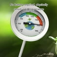 thumbnail image 4 of Yokua Stainless Steel Compost Soil Thermometer 10~76°C Measuring Garden Yard, 4 of 17