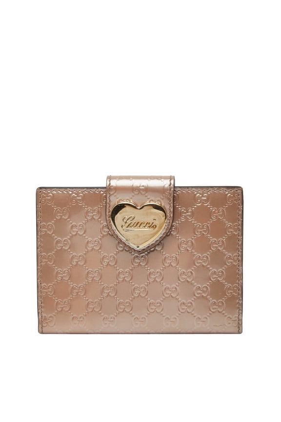 Pre-Owned Gucci Micro Guccissima Heart Business Card Case/Card Case/Pass Case 224261... (Good)