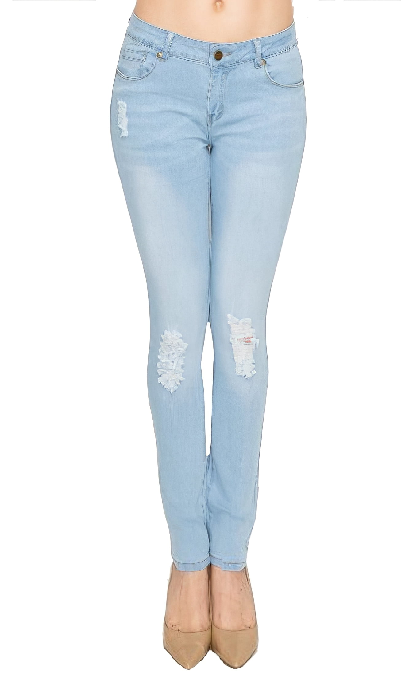 white stretch skinny jeans