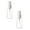 Clear(2Pcs), variant on TXYRDXK 1 Pack Spray Bottles, 3.4oz/100ml Clear Empty Fine Mist Plastic Mini Travel Bottle, Small Refillable Liquid Containers - Travel, Cleaning, Gardening, Skin Care