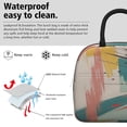 thumbnail image 3 of Reusable Thermal Lunch Bag Lunch Box for Women Men,abstract Geometry Colorful89 (1) Cooler Bag Small Leakproof Beach Picnic Cooler Tote Bag with for Work Picnic Camping, 3 of 7
