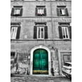thumbnail image 2 of Frank, Assaf 15x18 Gold Ornate Wood Framed with Double Matting Museum Art Print Titled - Old building in city of Rome, Italy, 2 of 4