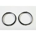 thumbnail image 4 of Fits 1997-2006 Jeep Wrangler TJ Rugged Ridge Headlight Trim 12419.23 Black; Plastic; Set Of 2, 4 of 5