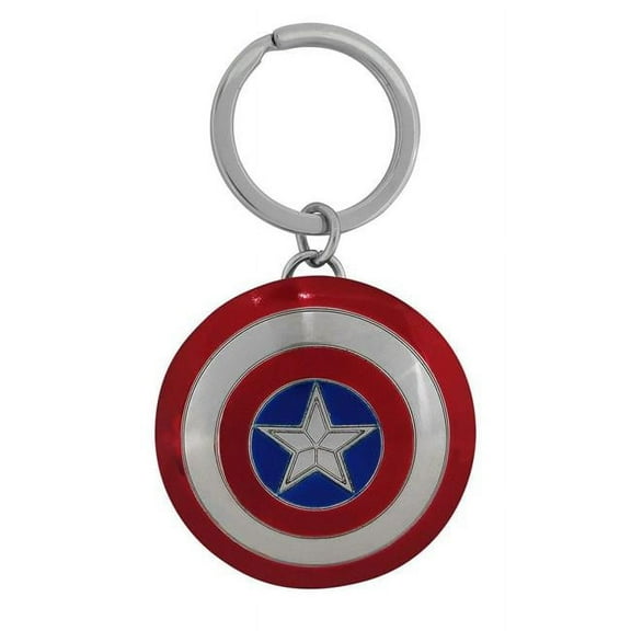Captain America Movie Metal Shield Keychain