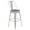 White/Gray, variant on Flash Furniture Kai Commercial Grade 30" High Black Metal Indoor-Outdoor Bar Height Stool with Removable Back and Black All-Weather Poly Resin Seat