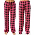 thumbnail image 2 of SNOWSONG Plus Size Pants for Women, Womens Pajama Pants Comfy Pj Bottom with Pockets Stretch Plaid Sleepwear Buffalo Plaid Pajama Pants Pink S, 2 of 6