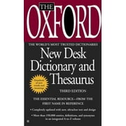 The Oxford New Desk Dictionary and Thesaurus : Third Edition (Paperback)