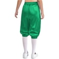 thumbnail image 4 of YiZYiF Boys Girls Medieval Capri Pants Solid Color High-rise Waist Trousers for Renaissance Festival Green 14, 4 of 7