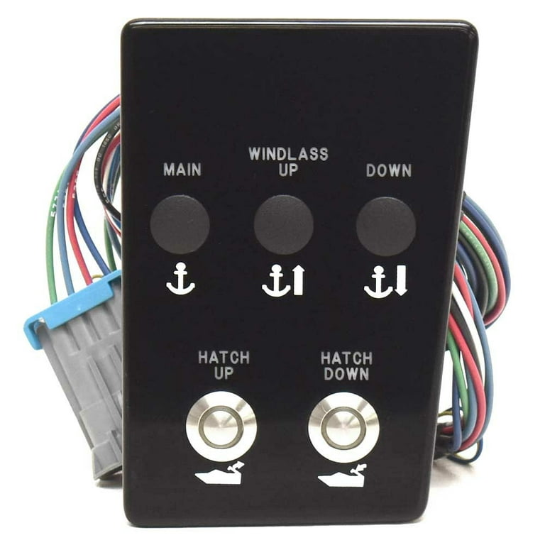 Sea Ray Boat Switch Panel 2194043 | SLX 250 / 280 Black Acrylic (STBD)