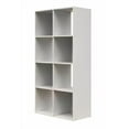 thumbnail image 3 of Style Selections 24.13-Inches H x 47.56-Inches W x 11.63-Inches D White Stackable Wood laminate 8 Cube organizer, 3 of 8