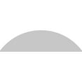 thumbnail image 5 of Ekena Millwork 74"W x 19-1/2"H x 2"P Segment Arch Sunburst Architectural Grade PVC Pediment, 5 of 7