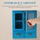 thumbnail image 4 of Armario organizador de pared de madera para mesita de noche, mueble expositor vintage de madera, 4 of 8