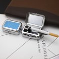 thumbnail image 3 of Cendrier Portable Mini Cendrier de Voyage en Métal Poche à cigarette Carrée Cendrier de Poche pour Fumer, 3 of 3