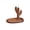 Brown-B, variant on Brown Wooden Multi-functional Storage Tray, Cactus Design Hanging Hook Storage Rack, Desktop Organizer for Keys, Glasses, Necklaces and Rings, Entryway Home Decor Display Rack,1Pcs