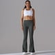 thumbnail image 2 of Gibobby Leggings yoga mujer Moda de mujer Europa y Unidos No T Line Medias de pierna ancha Levantamiento de cadera Yoga Flare Cintura alta Pantalone(Gris oscuro,CH), 2 of 5