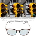 thumbnail image 4 of Gafas De Colorblindnesia En Verde Rojo, Gafas De Corrección De Ciego De Color De Lente TR90 Portátil Con Mapa De Prueba Para Uso Interno Al Aire Libre Para Hombres Para Hombres, 4 of 7