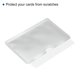 thumbnail image 3 of Uxcell Funda Protectora de Apertura Ancha Fundas para Tarjetas de Crédito con Bloqueo RFID Blanca 30Pack, 3 of 5