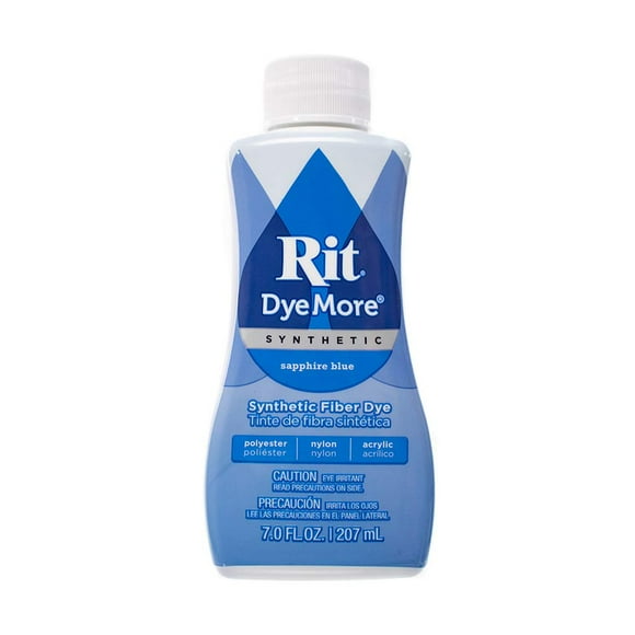 Botella de tinte Rit DyeMore, fibra líquida sintética, 200 ml, color zafiro